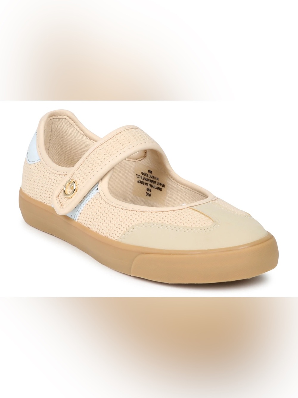 GBG Women’s Go Love Mary Janes in Beige Size 7